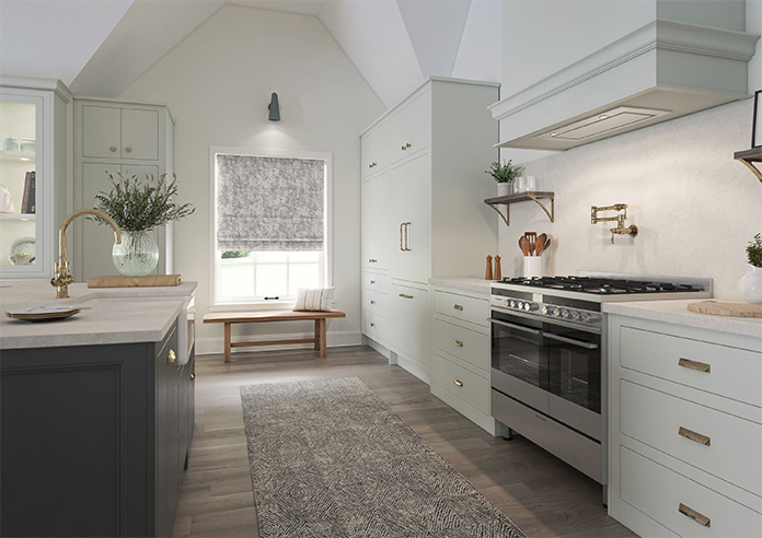 Anaconda, Metallic Frost - Twist&Fit Roman Blind - Image 6